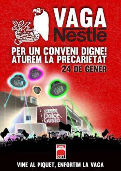 La plantilla de Nestlé rebutja el preacord i va a la vaga aquesta nit
