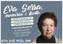 Acte a Mataró d?homenatge i record a Eva Serra