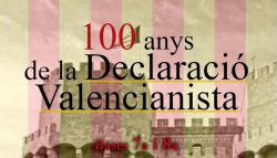 Commemoració a les Coves de Vinromà del centenari de la declaració valencianistes