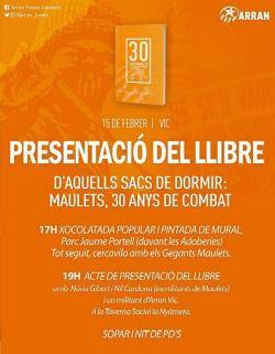 Actes de commemoració dels 30 anys de Maulets a Vic