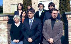 Guillem Fuster participa en la reunió presencial del Consell de la República a Waterloo