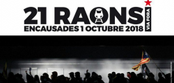 Presentació de la campanya #21Raons en suport a les encausades per les protestes de l?1-O a Girona