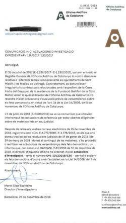 Sant Hipòlit de Voltregà, el poble amb més alcaldables investigats a Catalunya, segons la Comissió Anticorrupció