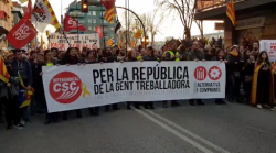 Gran èxit de la vaga general: la segona més massiva dels darrers 15 anys