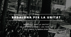 Crida per formar una candidatura unitària d'esquerres i republicana" pel canvi social a Badalona contra les polítiques xenòfobes del PP de García Albiol