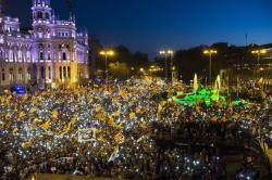 Mobilització multitudinària a Madrid en defensa del dret a l?autodeterminació