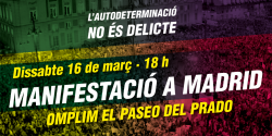 L'ASM serà present a la manifestació a Madrid