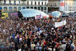 Demanen cinc anys de presó a sis madrilenys que es van solidaritzar amb Catalunya per l'1-O