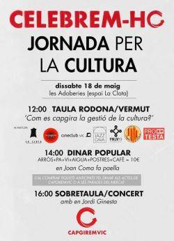 Capgirem Vic organitza una Jornada per la Cultura