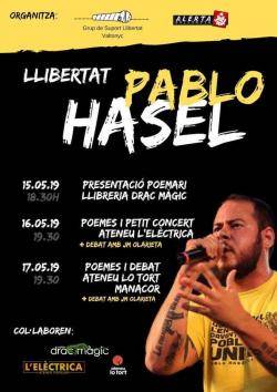 Actes a Mallorca d'Hasél en solidaritat amb Valtònyc