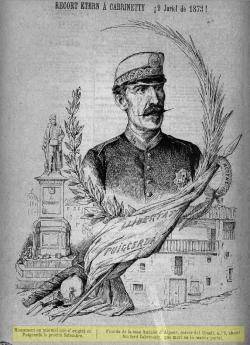 1873 Mor el militar republicà Josep Cabrinetty a mans dels carlins