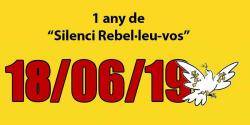 Després del Silenci als Jutjats faran el SILENCI ITINERANT per les dependències de la Polícia Nacional espanyola, Guàrdia Civil i el CME.