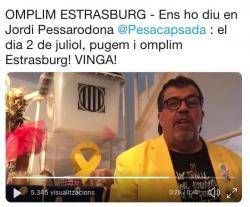 La campanya 'Omplim Estrasburg' el 2 de juliol pren força