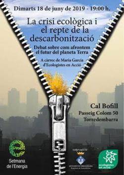 Acte a Torredembarra sobre la Crisi Ecològica i el Repte de la Descarbonització