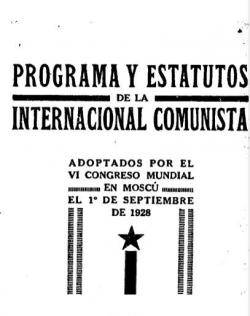 1928 S'inicia el VIè Congrés de la Internacional Comunista a Moscou