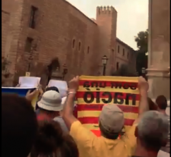 L'ASM acusa la delegació del govern espanyol de silenciar "la manifestació contra el Borbó"