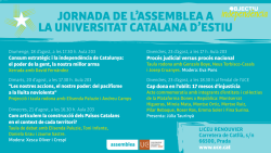 L'ANC a la Universitat Catalana d'Estiu de Prada