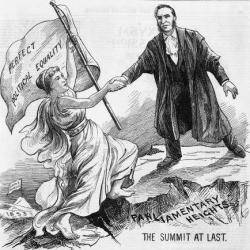 1893 Nova Zelanda esdevé el primer estat en atorgar el dret de vot a les dones