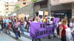 Manifestació a Andorra pel dret a l'avortament