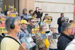 Silenci...rebel·leu-vos! reprèn de nou l?acció reivindicativa a la porta del Palau de Justícia de Tarragona