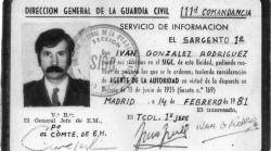 Un membre dels "Guerrilleros de Cristo Rey" va ser Jean Pierre Cherid (1940-1984). Imatge d'un carnet del Servicio de Información General de la Guardia Civil del sicari Cherid a nom d'Ivan González Rodríguez.