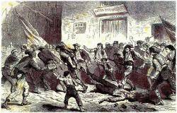 1869 El governador civil interí de Tarragona és linxat en intentat aturar una manifestació republicana