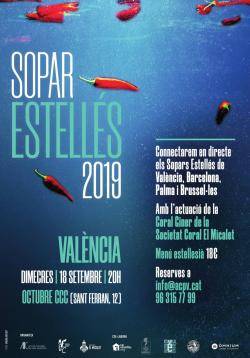 Festa Estellés Barcelona, València, Palma i Brussel·les