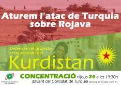 Actes de solidaritat al País Valencià en suport al poble Kurd