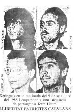 1990 Judici a Núria Cadenas, Guillem Godó, Jaume Palou i Jordi Petit