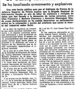 1980 Detinguts 10 independentistes acusats de ser d?EPOCA