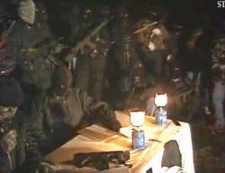 Roda de premsa clandestinad el FLNC