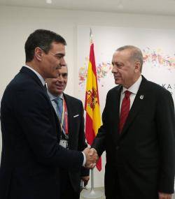 Pedro Sánchez i Erdogan (Imatge: twitter)