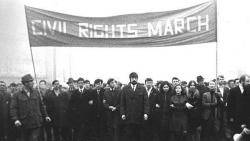 1968 Marxa de la NICRA a Derry reclamant el sufragi universal i els drets civils