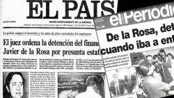 1994 Detenció de Javier de la Rosa per estafa, falsedat i apropiació indeguda