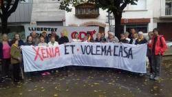 Concentració per la llibertat de la Xènia, a Caldes de Montbui