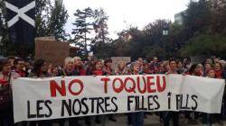 'Dones Lleida' ha convocat una concentració amb el lema "No toqueu les nostres filles i fills."