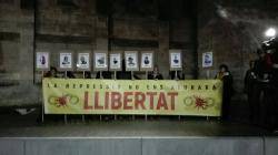 Acte molt emotiu a Sabadell en suport dels detinguts un mes després