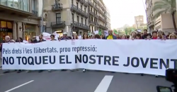 Clam a Barcelona contra contra la ?repressió? policial als joves