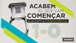 2 anys de l?1-O: acabem el que vam començar. Vam votar independènca i exigim independència. Guanyem-nos-la!