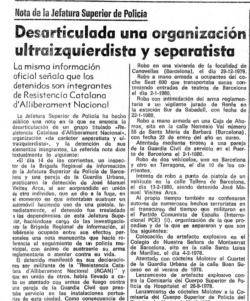 1982 Sentència Cas RCAN