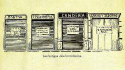 Persianes baixades a les botigues: 1899 Protesta a Catalunya coneguda com el Tancament de Caixes