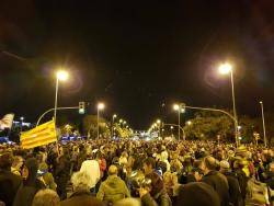 Continuen les protestes contra la presència del rei espanyol a Barcelona