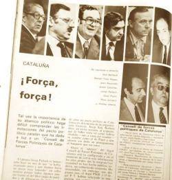 1975 Es constitueix el Consell de Forces de Catalunya a Barcelona