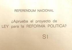 1976 Refer&egrave;ndum per aprovar la Llei per a la Reforma Pol&iacute;tica sense el suport dels partits antifranquistes