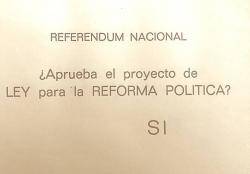 1976 Referèndum per aprovar la Llei per a la Reforma Política sense el suport dels partits antifranquistes