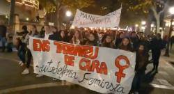 Manifestació a Manresa contra les violacions, boicotejada per feixistes de VOX