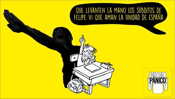 Que alcin la mà el súbdits de Felipe VI...