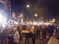 Marxa de Torxes a Barcelona