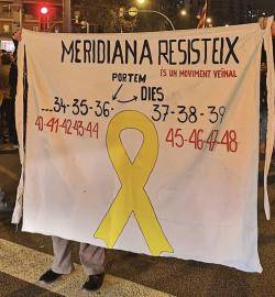 la mobilització contra la sentència resisteix una nit més