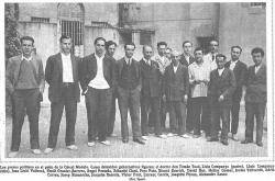 Membres destacats del moviment republicà, nacionalista i de la CNT tancats a la presó Model de Barcelona el 1930; entre aquests, Pere Foix